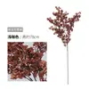 Planta Artificial Tallo Único Bayas de Acebo Bayas Rojas Materiales Florales DIY Venta Caliente Transfronteriza Flores Falsas Flor Artificial Simulación Ramo