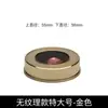 Caja de Almacenamiento de Joyas, Caja para Gemas, Caja Redonda Giratoria Transparente con Recubrimiento Metálico para Exhibición de Anillos, para Piedras Sueltas, Gemas de Colores y Diamantes