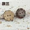 Botones Naturales de Coco Materiales Hechos a Mano para Manualidades Botones Decorativos para Camisa Suéter Accesorios para el Cabello Bolsas de Tela Hechas a Mano Accesorios