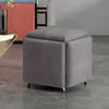 Taburete Combinado de Cubo de Rubik para Uso Doméstico, Sofá Pequeño Bajo Apilable, Mesa de Centro Moderna para Sala de Estar, Banco Multifuncional con Almacenamiento