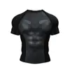 Rashguard Masculina de MMA Cody Lundin Jiu-Jitsu Brasileiro Esportes Roupas Esportivas Alta Elasticidade Impressão 3D