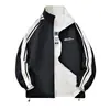 Envío Gratis Chaqueta Reversible Pareja Holgada Cuello Alto Nueva Moda Primavera y Otoño Marca Chaqueta Deportiva Casual