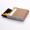 Caja de Cigarrillos con 20 Imitación de Tela con Patrón de Cuero Grueso Portátil Gruesa Caja de Cigarrillos Especial para Hombre Caja de Almacenamiento Portátil Magnética con Tapa Abatible