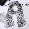 Bufanda Larga de Gasa Elegante Nueva de Seda para Primavera y Verano Decoración para el Cuello Bufanda de Gasa Cinta para Combinar Diariamente para Mujeres
