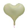Globo de Película de Aluminio con Forma de Corazón de Melocotón de 22 Pulgadas Esmerilado de San Valentín Boda Fiesta de Cumpleaños Bola Flotante de Amor con Forma de Corazón