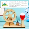 Bolsa de materiales de generador de manivela para niños para estudiantes de primaria, kit de experimento científico de rompecabezas hecho a mano DIY, producción pequeña de Ciencia y Tecnología