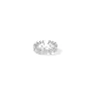 Anillo Dorado Estilo Coreano Diseño de Nicho Femenino Estilo Frío Anillo para Dedo de Comida Lujo Ligero Gama Alta Versátil Anillo Abierto de Flor