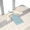 Etiqueta de equipaje de PU con ventana para equipaje documentado, etiqueta de nombre abatible horizontal y vertical, etiqueta de viaje, tablero de identificación, tarjeta de embarque