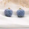 Cuentas de Bolas de Lana de Cordero Sintética de 15 mm Colgante de Bola de Felpa Esponjosa Accesorios para Joyería DIY Accesorios para el Cabello Materiales para Pendientes