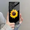 Funda Protectora Creativa A05 S24 Floral Colorida Cristal Templado Funda para Teléfono A54 Adecuada para S26 Samsung S25Ultra