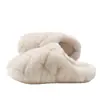 Chinelos de Algodão Femininos 2026 Outono/Inverno Novos Casa Pelúcia Solado Grosso Antiderrapante Sensação de Pisada Macia Silenciosos Quentes Bico Fechado Chinelos de Algodão