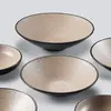 Tazón de melamina imitación porcelana creativo retro estilo japonés cuerno de sombrero tazón de plástico tazón para sopa tazón para fideos tazón para arroz comercial