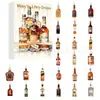 Nuevo Navidad Perfecta - Calendario de Adviento Caja Sorpresa Decoración de Árbol de Navidad Colgante Acrílico para Amantes de los Gatos