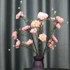 Flor de Azalea artificial flor falsa al por mayor accesorios de boda decoración para sala de estar en casa ramo de mariposas rosas flor de Amor de Mariposa TikTok Net Red