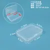 Caixa de Embalagem de Plástico Transparente Caixa de Exibição de Amostra de Ferramentas de Hardware Caixa de Embalagem de Peças Organizador de Acessórios Caixa de Armazenamento de Cartões