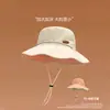 Chapéu de Pescador Estilo Coreano com Proteção Solar, Chapéu de Pescador para Ciclismo com Proteção Solar, Chapéu de Sol de Verão para Mulheres, Chapéu de Proteção Solar para Exterior Atacado