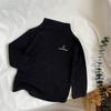 GL-kids, estilo coreano, otoño e invierno, nueva camisa de cuello alto con letras estampadas para niños, para hombres y mujeres, camiseta de manga larga que combina con todo para bebés.