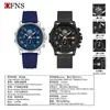 OFNS Venta Caliente Reloj de Cuarzo para Hombre de Negocios Casual con Tres Ojos y Seis Manecillas Multifuncional Impermeable con Calendario