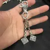 Yue Xiang cadena de dados sólida cadena de bolso cadena de bolso retro personalizado colgante para bolso cruzado