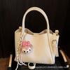Bolsa de Ombro Casual Simples Moda Feminina Nicho Bolsa Geral Nova Coleção Primavera Verão 2025 Bolsa Saco de Grande Capacidade