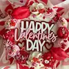 Decoración de Pastel Estilo Ins Transfronterizo Feliz Día de San Valentín Adornos de Pastel de Acrílico de Doble Capa Inserciones para Pastel de San Valentín