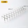 Estante de Almacenamiento de Cocina de Acero Inoxidable para Uso Doméstico, Soporte Extensible y Plegable para Tapas de Ollas con Drenaje