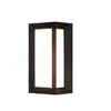 Luz de Pared Led para Exteriores Impermeable Minimalista Moderna Luz para Pared Exterior Jardín Doble PC Alto Brillo Resistente a la Humedad