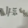 Pernos de Carruaje Galvanizados Color Zinc Tornillos para Estanterías de Puente Estante Cuadrado Cuello Tornillos de Cabeza Plana Grande M55x405x70