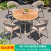 Mesa y silla de exterior para ocio, mesa y silla de terraza, mesa y silla de exterior para patio, jardín, mesa y silla de exterior, mesa de té y cafetería, conjunto de tres piezas