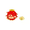Broche de Cadena de Animación de Dibujos Animados Transfronteriza Hombre Motosierra Pawa Eléctrico Personaje de Dibujos Animados Pines Insignia Metálica Accesorios para Ropa