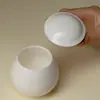 Tarro de Té de Porcelana Blanca Esmaltada Dulce Blanco de Arcilla de Jade de las Dinastías Tang y Song, Juego de Té Kung Fu, Tarro Sellado de Cerámica, Tarro de Té para el Hogar, Tang y Song