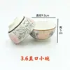 Vajilla de Cerámica de Alta Calidad de Tiendas de 2 Yuan, Venta al por Mayor Tazones Pequeños para Beber de 3.6 Pulgadas, Tazones para Condimentos, Tazones para Té, Venta al por Mayor de Cerámica en Yiwu