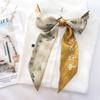 Bufanda de Seda de Moda que Combina con Todo Cinturón para el Cabello Estilo Chino Lazo Bolsa Cinturón Decorativo Primavera y Verano Nuevo Estilo Bufanda Larga Estrecha Fina