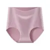Ropa interior de algodón de cintura alta para mujer talla grande, algodón antibacteriano, cintura media-alta, para chica rellenita, mamá de mediana edad, calzones de alta calidad
