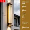 Luminária de Parede Externa à Prova d'Água Parede Externa Novo Estilo Chinês Mármore Falso Villa Entrada Principal Luminária de Parede Luminária de Parede para Pendurar em Cerca de Quintal Externo