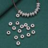 S925 plata esterlina rueda cuentas accesorios retro luz brillante espaciador plata tailandesa DIY hecho a mano material para cuentas accesorios de joyería