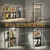 Estanterías y vitrinas personalizadas para exhibición de productos de exterior para centros comerciales, cadenas de tiendas de ropa para hombre y tiendas de ropa deportiva
