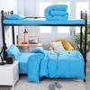Juego de Sábanas Ajustables de Algodón Puro de Tres Piezas para Dormitorio Estudiantil en Camas Litera, Juego de Ropa de Cama de Seis Piezas de Color Sólido para Camas Individuales, Modelo Especial de Sábana Ajustable