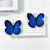 Artesanía de Seda de Mariposa Simulada Decoración de Interiores Accesorios para Fotografía Flores Falsas Decoración de Bodas Flores de Mariposa Creativas Venta al por Mayor