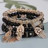 Conjunto Boêmio Transfronteiriço Pulseira Pingente de Palma Pulseira Moda Europeia e Americana Mais Vendido Comércio Exterior Transfronteiriço Atacado