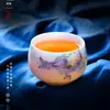 Porcelana Blanca Dehua Porcelana de Jade Grasa de Oveja Taza de Té Personal para Uso Doméstico, Personalizable con Patrón de Logo, Adecuada para Eventos y Regalos, Taza del Anfitrión