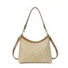 Modelo Novo Primavera/Verão 2026 Transmissão Ao Vivo Item Quente Padrão Vintage Bolsa Tote de Ombro para Axila Moda Grande Capacidade Versátil Transversal Bolsa Feminina