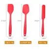 Raspador de silicone para assar transfronteiriço 6 peças conjunto de espátulas raspadoras de bolo e creme Pincel de óleo integrado Conjunto de 6 peças