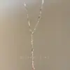 Collar de Verano con Flor de Dopamina de Múltiples Capas para Mujer 2026 Nuevo Accesorio Largo de Cadena para Clavícula de Gama Alta