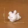Micro Paisagem Criativa Fofa Ano Novo Chinês Coelho Decorações DIY Acessórios de Lote Surpresa Mini Enfeites Pequenos de Mesa
