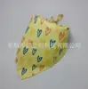 Popular de dibujos animados transfronterizo de Amazon para el Día de San Valentín, babero para mascotas, toalla para babas de perro, toalla triangular de maullido, directo de fábrica