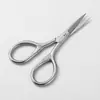 Tijeras de acero inoxidable para recortar la barba, tijeras de pesca, tijeras espartanas, tijeras redondas para exteriores para recortar cejas y vello nasal, tijeras para recortar la barba