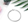 Estilo Coreano Estilo Coreano Elegante Pulsera Redonda de Hueso de Serpiente Moda Femenina Distintiva Pulsera de Acero Inoxidable Joyería de Acero de Titanio Combinable