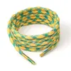 Cordones para Senderismo de 4 mm con Trenzado Cruzado Doble Esférico de Poliéster Deportivos Antideslizantes para Exteriores