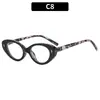 Elegantes Gafas de Sol Estilo Coreano con Montura Pequeña Ojo de Gato, Versátiles y con Estilo para Fotografía Callejera, Gafas de Sol con Protección UV para Mujer, Gafas con Tachuelas de Flecha